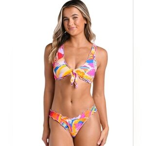 Hobie: Tropic Like It Hot Merrow Hipster Bikini #487 NWOT
